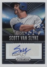 2014 Panini Prizm Prizm Signatures Scott Van Slyke #26 Auto 0o9