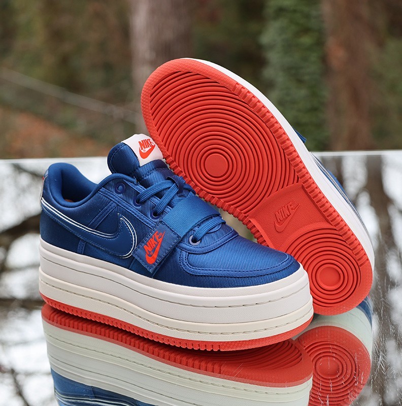 Nike Vandal 2K Gym Blue Women's Size 9 Red White Custom AO2868-400