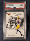 2024 PANINI PRESTIGE  JAYDEN DANIELS ROOKIE CARD #302 PSA 10 COMMANDERS