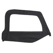 Smittybilt 79535 Soft Top Door Skin w/Frame Black for Jeep Wrangler TJ