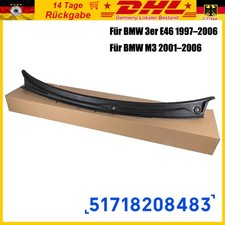 Windlauf Scheibenwischer 51718208483 für BMW 3er E46 M3 Vorne Auto Schwarz