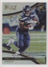 2017 Panini Select Field Level Silver Prizm Chris Carson #229 02fx