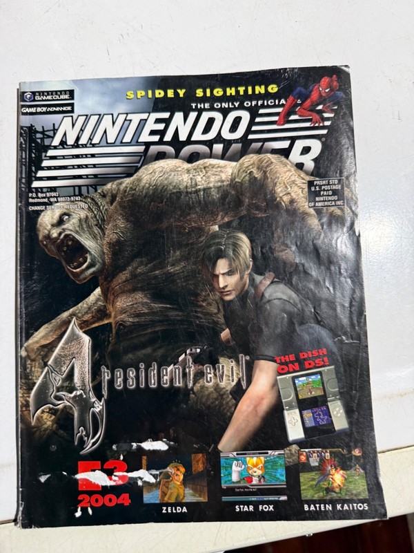 Nintendo Power (Volume 182, 2004) Resident Evil 4 Magazine No  Poster