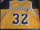 Magic Johnson Signed Los Angeles Lakers Jersey BECKETT  COA