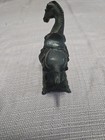 Bronze Chinese War Horse Figurine, Oxidized, Made In Taiwan, Vintage,  Lien Hua — photo 3