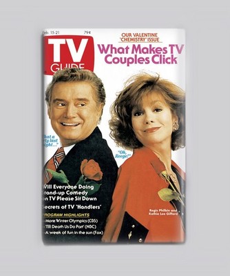Regis Philbin Kathie Lee Gifford TV Guide 1992 2''x3'' Fridge MAGNET