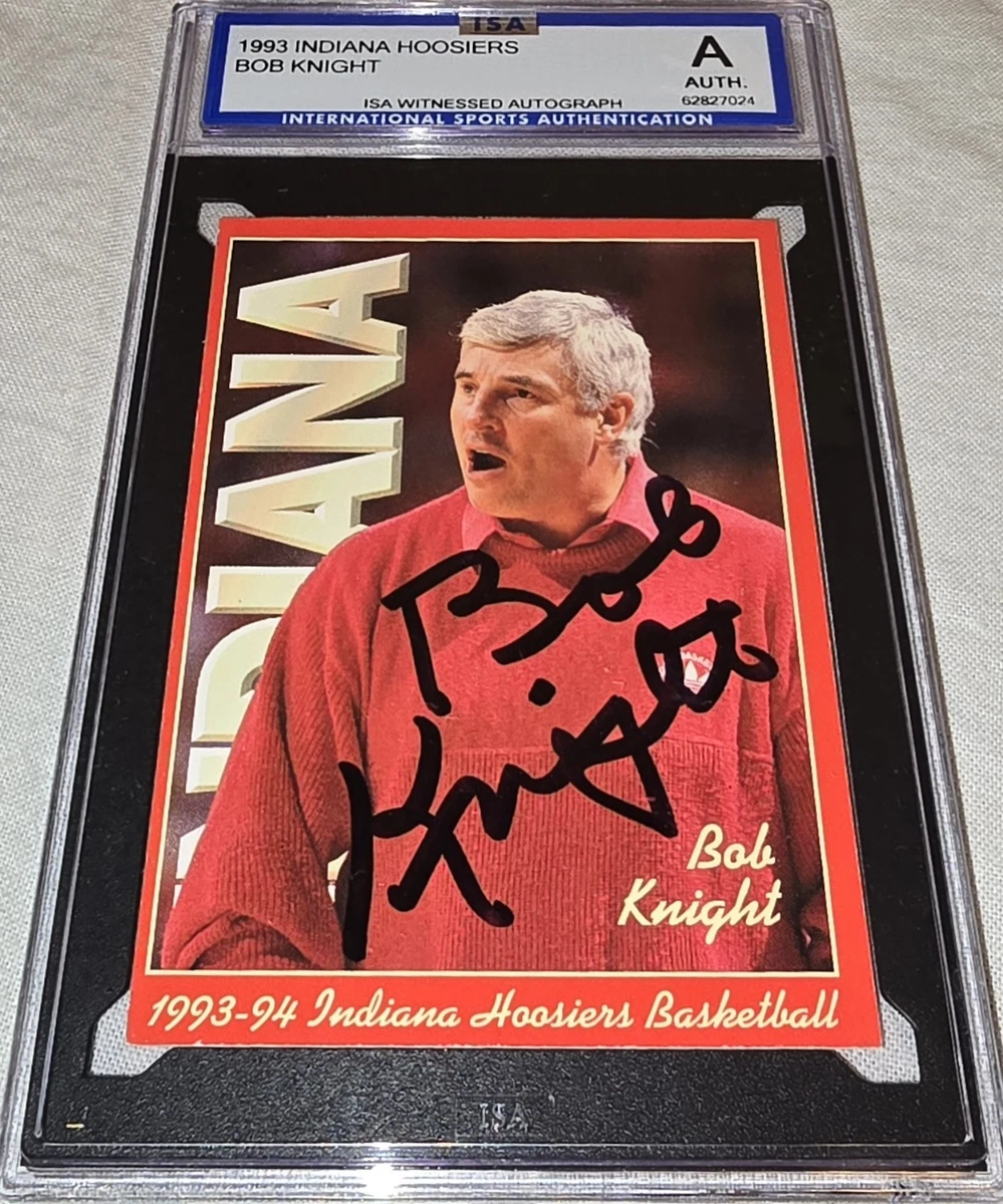 Bob Knight NCAA Autographed Items products for sale | eBay
