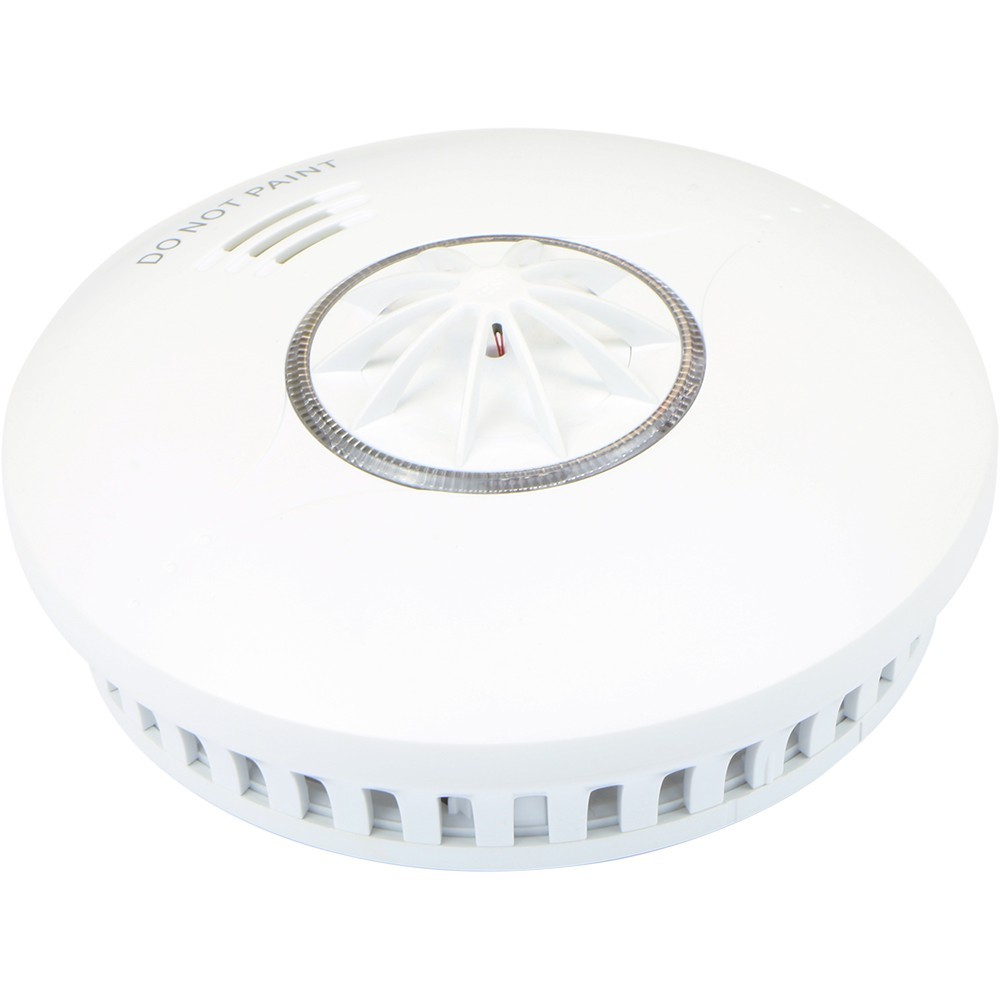 Battery Powered Heat Alarm | 10 Year Life | Home Fire Detector Sensor