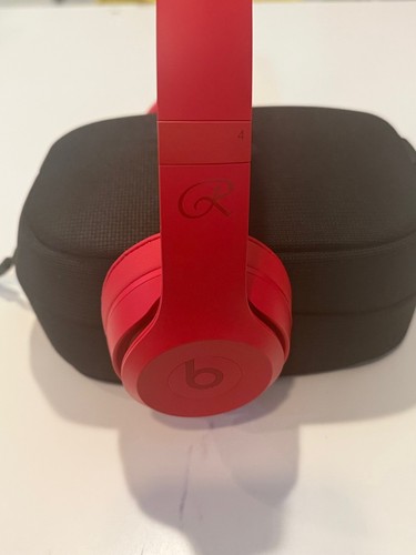 Beats Solo 4 Jennie RUBY RED Kim BLACKPINK Limited Wireless Headphones - No Bows