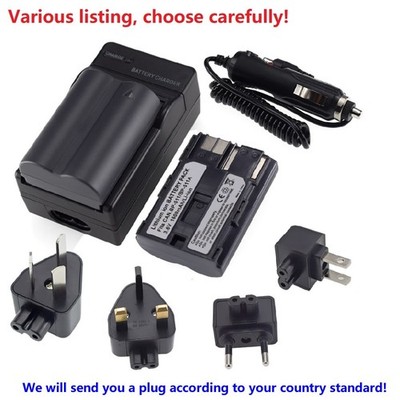 Battery or charger for Canon BP-511 PowerShot G1 G2 G3 G5 G6 Pro 1 Pro 90 IS