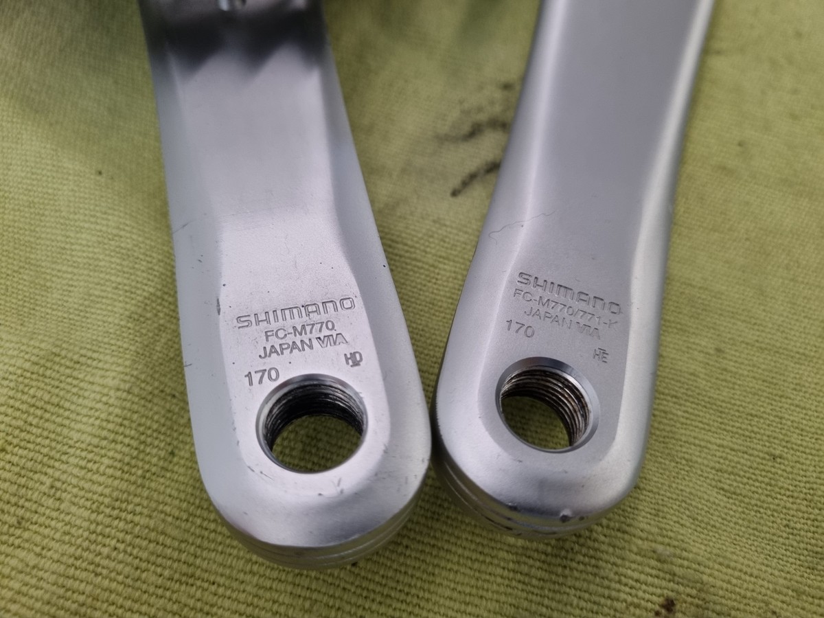 Shimano Deore XT m770 Group Crank, Shifters, Derailleurs, Brakes