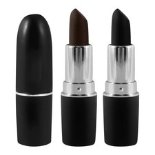 1PCS Women Fashion Matte Lipstick Dark-themed Gothic Lipstick for Carnival Party