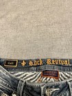Rock Revival Calli Bootcut Jeans Womens Size27 Rhinestone Flap Pocket Light Wash — photo 6