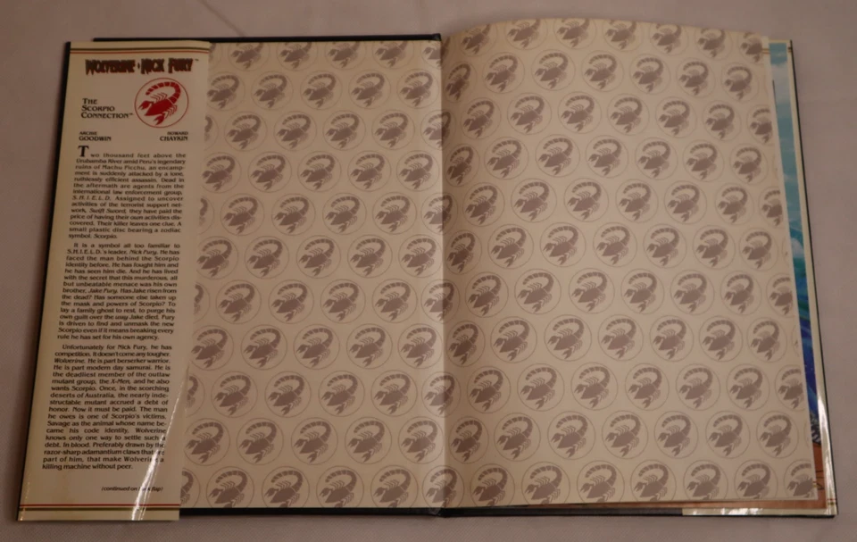 WOLVERINE NICK FURY THE SCORPIO CONNECTION (MARVEL COMICS, 1989) GRAPHIC NOVEL - Image 4 of 4