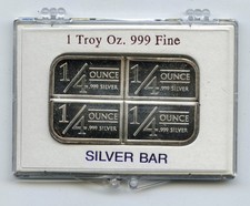 Stagecoach 999 Silver 1 oz Art Bar Ingot Medal - Q223 119.23 per troy oz