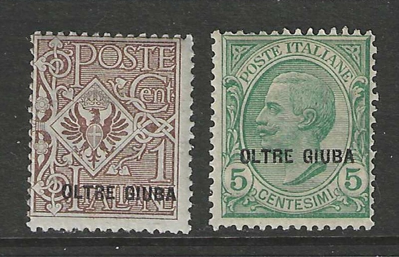 1925 Italian colonies OLTRE GIUBA  lot of stamps mint*