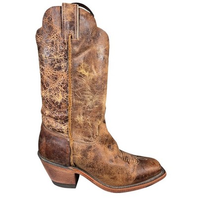 Justin Women s Bent Rail Wildwood Brown Distressed Cowgirl Boot Size US 7 B