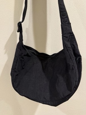 Baggu Black Nylon Crossbody Bag M