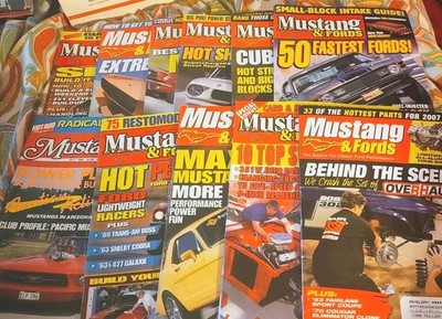 Vintage Mustang & Fords Magazine Lot 11 Issues 1989-2007 Shelby Restomod Hot Rod