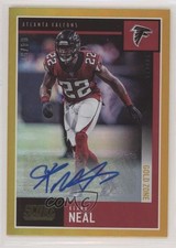 2020 Score Gold Zone Signatures 4/50 Keanu Neal #254 Auto 7i2