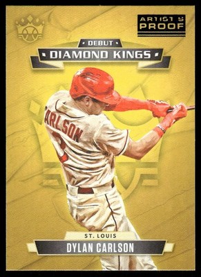 2021 Diamond Kings Debut Diamond Kings Artist Proof Blue #26 Dylan Carlson - BB