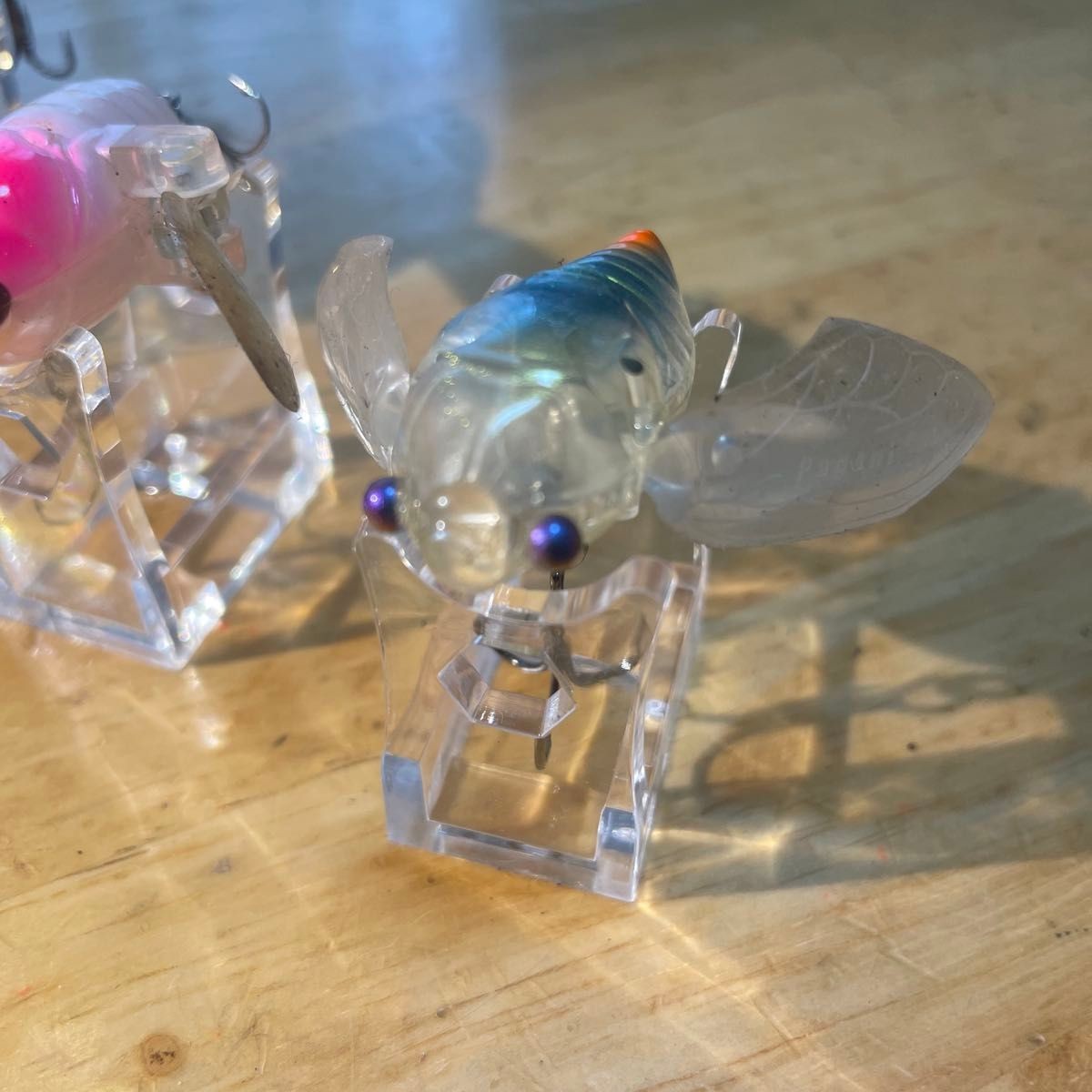 Cicada and others, set of 3, insect-shaped floating plugs - Image 2