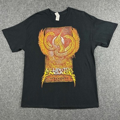 Vtg 2016 Killswitch Engage Incarnate Tour Shirt XL Double Sided Metalcore Band