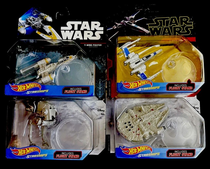 HOT WHEELS STAR WARS STARSHIPS LOT OF FOUR
