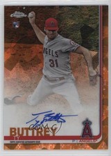 2019 Topps Chrome Sapphire Edition Orange 12/25 Ty Buttrey #CSA-TB Auto 01ya