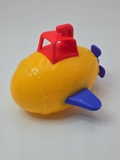 Giocattolo Bagno Sottomarino Giallo Barca Galleggiante Plastica Gioco Acqua Prescolare