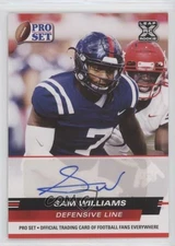 2022 Leaf Pro Set Draft Auto Red Sam Williams #PSA-SW1 Rookie Auto RC g1d