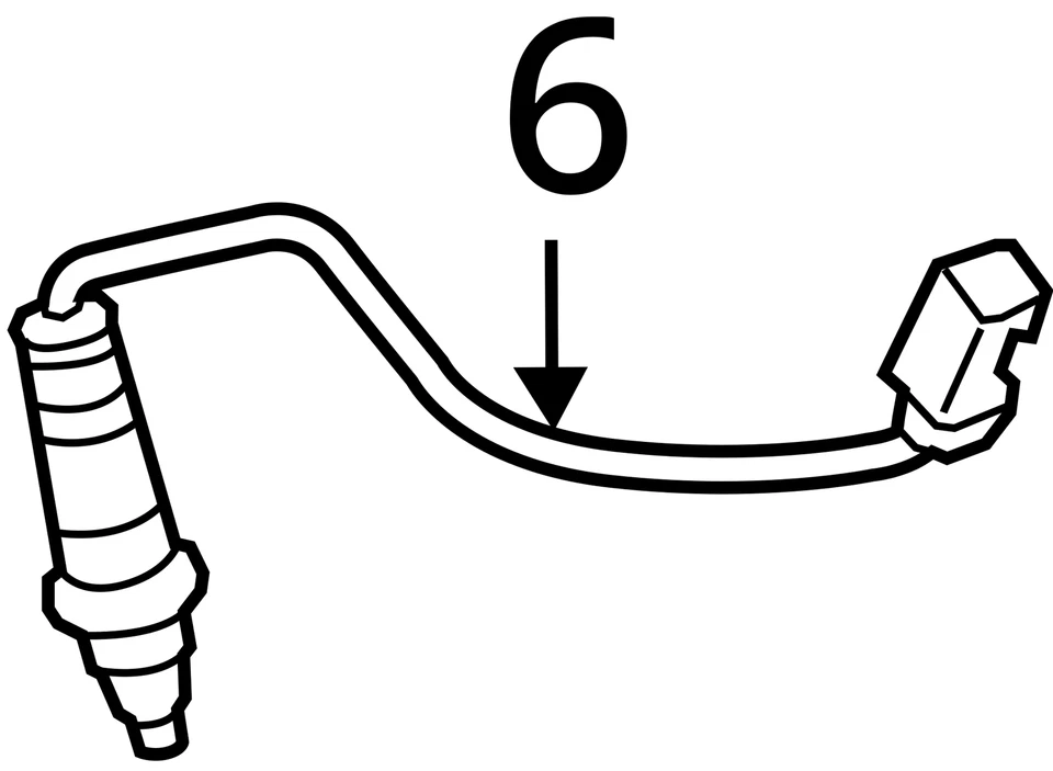 2015-2024 LEXUS RC-F RWD 5.0L UPSTREAM DOWNSTREAM O2 OXYGEN SENSOR SET OF 4 OEM - Image 4 of 4