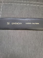 VTG. GIVENCHY SUEDED CALFSKIN 32INCH BELT.