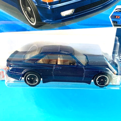HOT WHEELS 2025 '89 MERCEDES-BENZ 560 SEC AMG METALFLAKE DARK BLUE