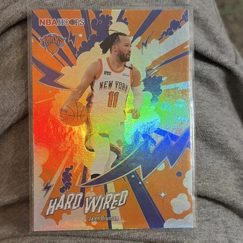 Topps 2026 NBA Hoops Jalen Brunson Hard Wired HW-5 New York Knicks Insert