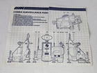 Cobra Surveillance Port ORIGINAL Blueprint Vintage 1986 Hasbro G.I.Joe ARAH