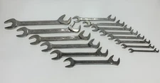 Matco Tools USA 14pc WOEA 3/8-1-1/4 SAE Polished 4-Way Open-End Angle Wrench Set