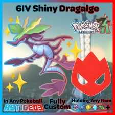 ✨ Shiny Alpha Dragalge 6IV + EVs ✨ Pokemon Legends ZA 🚀 Fast 🚀