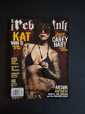 Rebel Ink Magazine December 2010 Sexy Kat Von D  Carey Hart  No Label