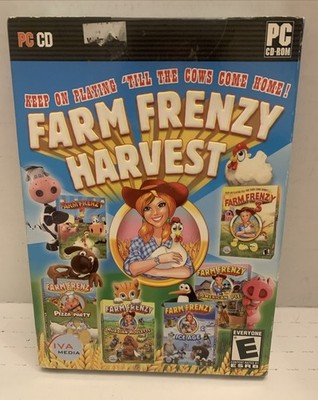 Farm Frenzy Harvest - 6 Game Premium Pack Sealed In Package Brand new