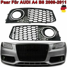 1 Pair of Fog Light Grille Fit for Audi A4 B8 2009-2011 Car Accessories Tools