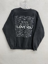 Lonely Ghost Women s Different Ways To Say I Love You Crewneck Sweatshirt Size L