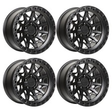 Lock Off-road Lunatic 18x9 6x139.7 1mm Matte Black Wheel Rim 18 Inch Set Of 4 Lock Off-road Lunatic 18x9 6x139.7 1mm Matte Black Wheel Rim 18 Inch Set Of 4