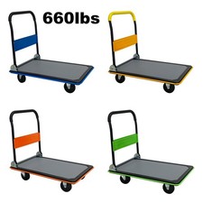 660lbs Heavy Duty Capacity Platform Hand Truck  for Loading and Storage