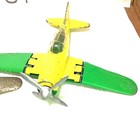 Lot of 2 Antique 1950s Hubley Die-Cast Kiddie Toy Military Airplanes (rare) Vtg. — photo 4