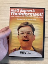 THE INFORMANT! (2009 DVD) Matt Damon VG Rental Cover