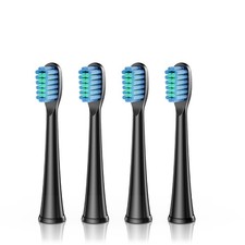 Dada-Tech Replacement Heads for Kids Electric Toothbrush DT-KE6 and Black