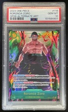 2024 One Piece Roronoa Zoro Alternate Art - Wings of the Captain OP06 PSA 10