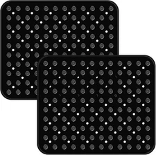 2 Pack Kitchen Sink Mat Plastic Sink Protect Mat PVC Eco-friendly Adjustable ...