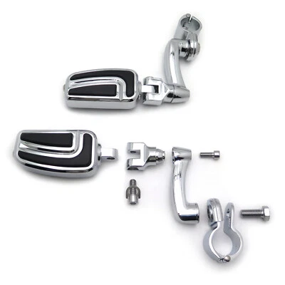 Airflow Arqué Pied Peg Kit 1.25 " 32mm Pour Honda Shadow Harley Route King Rue - Photo 1/4
